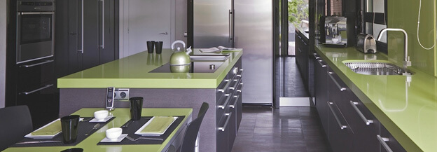 green kitchen